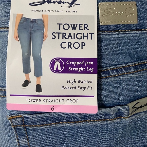 NWT. Seven7 tower straight leg crop. High waisted, relaxed easy fit size… - Picture 4 of 4